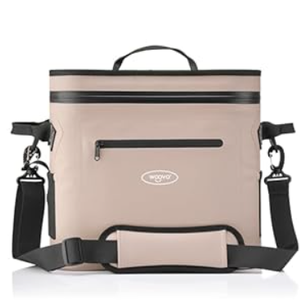 Soft Cooler 20 Can - Insulated Cooler Bag, 100% Leak Proof Zipper & Adjustable Strap, Mesh Bag & Bottle Opener - Portable Ice Chest for Camping Picnic, Rose Quartz