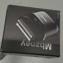 Electric Foil Shavers for Men: Mini Electric Razor for Face - IPX7 Waterproof Cordless Razor with LED Display & Fast Charge - Micro-Comb Technology & Precision Blades (Sanded Grey)