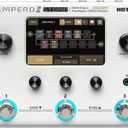 HOTONE Guitar Multi Effects Processor Multi Effects Pedal Touch Screen Guitar Bass Amp Modeling IR Cabinets Simulation Guitar Effects Pedal Multi FX Processor Ampero II Stomp