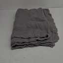 Bedsure 100% Cotton Muslin Throw Blanket Twin XL for Bed - 4-Layer Breathable and Lightweight Thin Soft Summer Gauze Muslin Blankets for Adults, Grey, 66x90 Inches