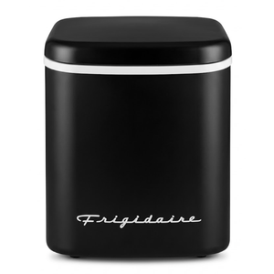 Frigidaire Countertop Portable, Bullet Ice Maker Machine (Black Stainless Steel)