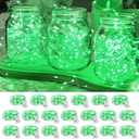 20 Pack LED Fairy Lights Battery Operated,7FT 20 LED Waterproof Mini Twinkle String Lights for Wedding Party Christmas Decorations,Green
