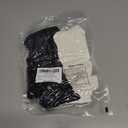 2 Pcs Women Leg Warmers Fuzzy Leg Warmers Kawaii Thick Boot Socks Y2k Accssories for Women Winter Black and White