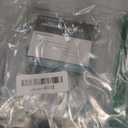 Titanker Shower Curtain Hooks Rings, Rust-Resistant Metal Double Glide Shower Hooks for Bathroom Shower Rods Curtains, Set of 12 Hooks - Sage Green