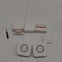 ChunHee Dog Door Bells, Smart Dog Doorbells for Dogs Potty Training to Ring to Go Outside Wireless, Dog Bells for Doggy to Go Potty Train with 55 Chimes, Adjustable 0-110db, 4 Dog Buttons (2 White Receiver+4 White Button)