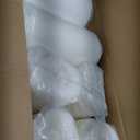 Outdoor Chair Cushions Set of 4, Waterproof Backrest and Deep Seat Cushion Set for Patio Furniture, Outdoor Sofa Replacement Cushions with Removable Cover, 24 x 24 Inch, Cream