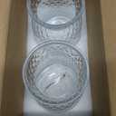 SOJOCK 2PACK Glass Flower Vases(Flowers NOT Included),6.3" High Diamond Pattern Vases,Vintage Vases for Centrepieces,Wedding Decorations,Home Table Flower Decorations