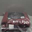 Florence Solid Quilt Set Queen Burgundy