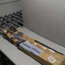 Modern LED Ceiling Light, 60W 6000K Linear Black Flush Mount Light Fixture, 39.4'' Low Profile Light Fixture Long LED Ceiling Lamp for Bedroom Living Room Hallway Kitchen (Cool White Light)