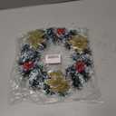 Christmas Wreath for Front Door, Pinecone Ornaments Wreath for Winter Tree, Holiday Party Decorations