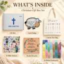 LKTEE Christian Gift Set for Women, Faith Gift Box with Tote Bag