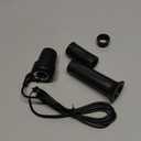 Ebike Throttle, 1 Pair 3 Wires Universal Electric Bike E-Bike Twist Throttle Handle Right Scooter Speed Control Twist Throttle with Cable for 22.5mm Handlebar