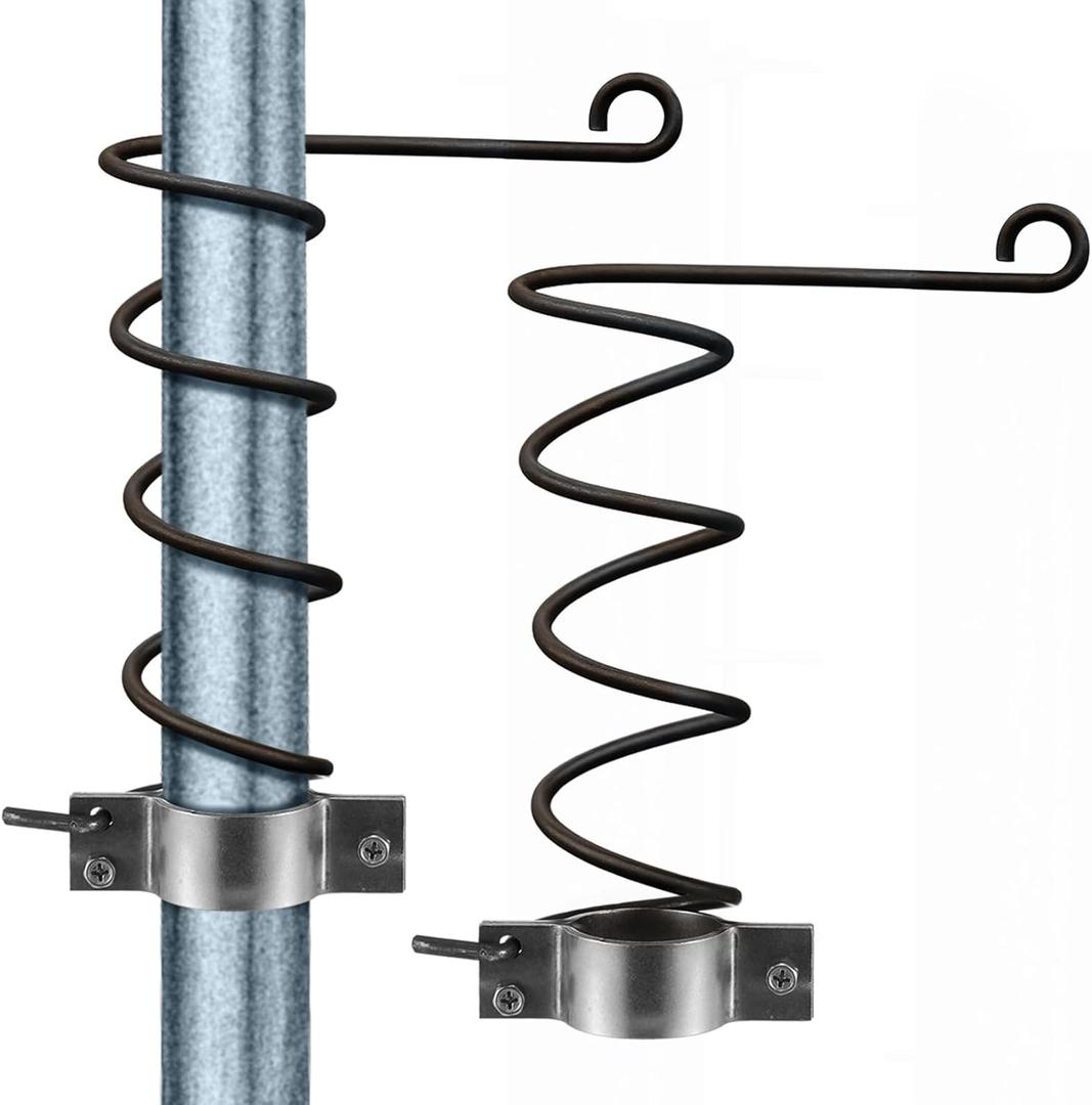 2 Pcs Automatic Chain Link Self Closing Gate Closer for Left and Right Swing Doors Suitable for 1-1/2" to 1-5/8" Diameter Door Frame Tubes, Pool, Pet Gate or Any Chain Link Closer