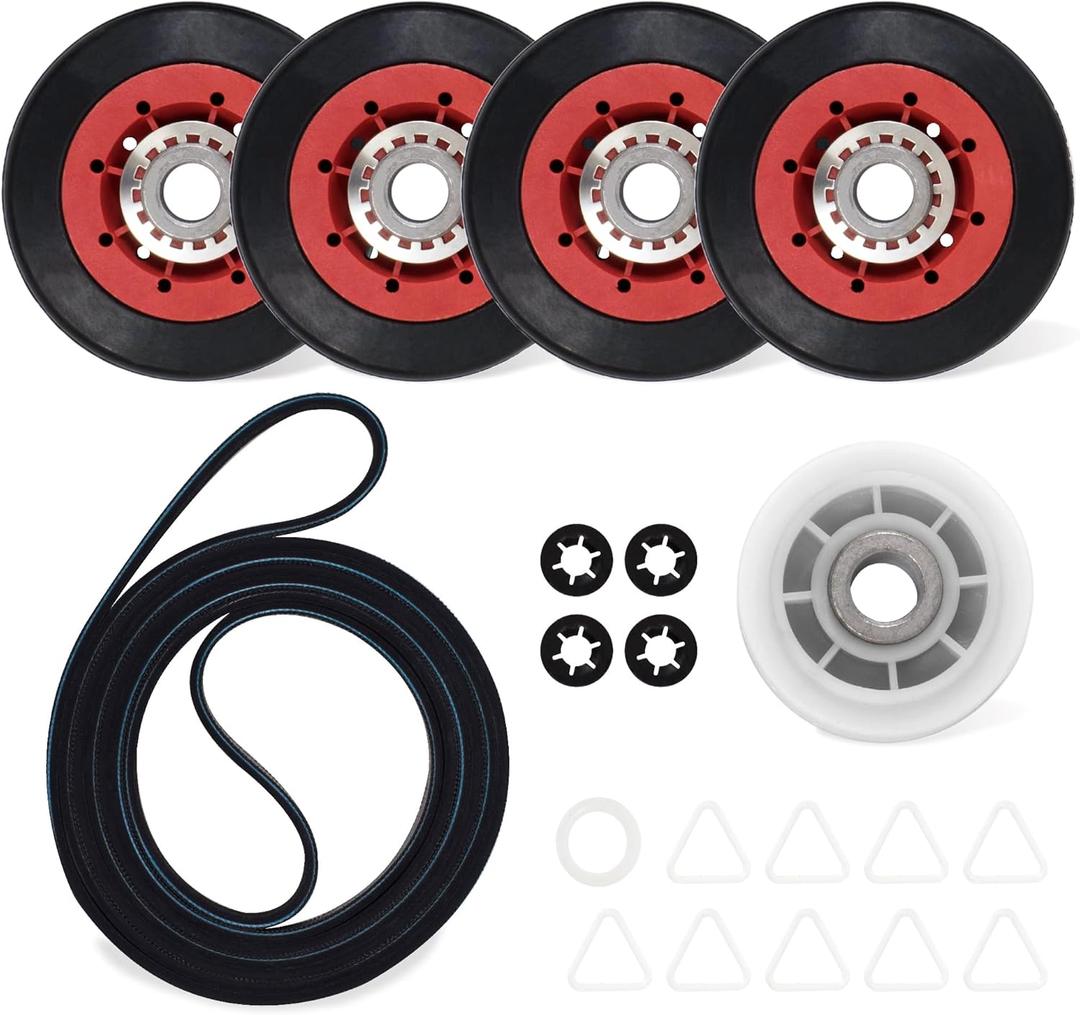 BlueStars 4392067RC Dryer Repair Kit - Compatible with Whirlpool Cabrio Duet Maytag Bravos XL Kenmore Elite Dryer AP3109602 PS373088 80047 587637