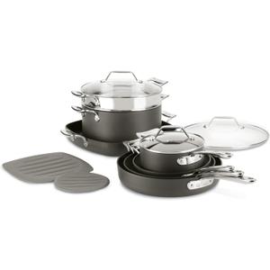 All-Clad Hard Anodized Nonstick Cookware Set, 12 piece Set