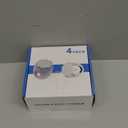 Child Proof Door Knob Covers (4 Pack), Dual-Lock Baby Safety Locks for Toddlers, Easy Install, Durable & Non-Toxic, Fits Standard Round Knobs