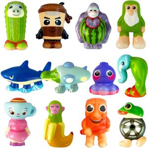 Tralalero Tralala Action Figure,Tung Tung Sahur Meme Unique Action Figures Decorations Gifts, Toys Desktop Decor (Green)