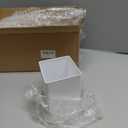 White Kitchen Utensil Holder - Chic Silverware Holder for Party, Compact and Versatile Utensil Caddy, Ideal for Countertop and Party Use