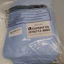 8ftx10ft Wrinkle Free Blue Backdrop Curtain - 10 Feet Photography Backdrop Drapes, Silky Polyester Back Drop Cloth for Wedding Baby Shower Balloon Arch Background (8FTx10FT (W4'xH10', 2 Panels))