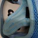 Light Up Dog Harness, Led No Pull Dog Harness with Handle Reflective Glow-in-The-Dark for Night Walking, USB Rechargeable Lighted Vest for Medium Large Dogs, Adjustable Soft Illuminated (Blue, Medium)