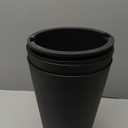 Set of 2 Tall Outdoor Planters 12 x 18 Inch Large Resin Outdoor Planters for Front Porch Flower Round Floor Decorative Indoor Pots with Drainage(White)