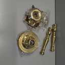 AVADOR Handcrafted Brass Diya for Puja | Traditional Indian Oil Lamp for Diwali, Home Temple, Decoration | Kerela Fancy (2)