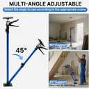 6 Pcs Adjustable Cabinet Jack Support Pole, 12.2" to 115" Telescoping 3rd Hand Tool, 154Lbs Capacity heavy-duty Alloy Steel Adjustable Poles for Cabinets, Drywall & Cargo
