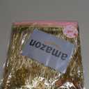 Beaded Fringe Trim, Ribbon Tassel Fringe Trims Glass Beads Trim Tassels for Clothing Accessories DIY Decoration (Gold, 8"×2 Yards)