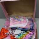 EULRGAUS Princess Dress Up, Toddler Dress Up with Princess Costumes and Toys, Butterfly & Unicorn Dress with Fairy Wings, Pretend Play for Toddlers 3-6, Halloween Christmas Birthday Gift for Kids