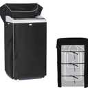 Portable Washing Machine Cover,Top Load Washer Dryer Cover,Waterproof Full-Automatic/Wheel Washing Machine Cover(23"24"36"inches, Black)