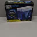 ZeroWater 23-Cup Dispenser Ready-Pour 5-Stage Water Filter with 0 TDS Water Filter IAPMO Certified to Reduce Lead, Chromium, and PFOA/PFOS