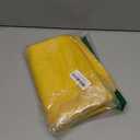 4 Piece Soft Handmade Faux Linen Place Mats Heat Resistant Dining Table Place Mats Kitchen Table Mats, 12x18, Yellow