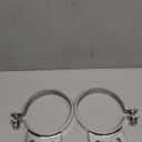 5" Stack Exhaust Clamp for Peterbilt 379 359 1987-1993 Exhaust Stack Pipe 5 inch Mount Bracket Replace 10294 (2)