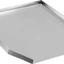 FillTouch Stainless Steel Dish Drain Rack with End Opening, Kitchen Drainboard, Rustproof Utensil Drying Rack for Sink Countertop