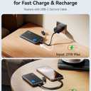 INIU Portable Charger, Ultra Slim 45W Fast Charging with Attached USB C Cable, 10000mAh Power Bank Battery Pack, Travel Essential Phone Powerbank for iPhone 17 16 Samsung S25 Google, Beige