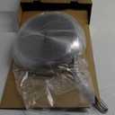 GreenPan X Food 52 Five-Two Essentials, Tri-Ply Stainless Steel 12" Frying Pan Skillet with Lid, PFAS-Free, Multi Clad, Induction, Dishwasher Safe, Oven Safe, Silver