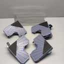 Upgraded Double Fixed Rods, Heavy-Duty Adjustable Washer Stand 18.1-24.8 with 4 Locking Wheels & 4 Strong Feet - Supports up to 660 lbs, Ideal for Washer, Dryer & Mini Fridge