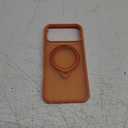 360 Spin Magnetic Stand (Pro-Version) for iPhone 17 Pro Max Case (Compatible with MagSafe) [Military Drop Protection] Matte Translucent Shockproof Protective Phone Case 6.9'', Cosmic Orange