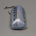 Morezi Dog Zip Up Raincoat with Reflective Buttons, Rain/Water Resistant, Adjustable Drawstring, Removable Hood, Raincoats with Legs 8lbs to 80lbs  - Grid Blue - XL