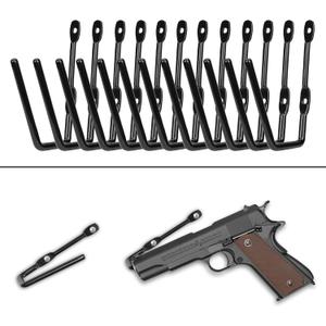 Adoreal Pistol Wall Mount, Handgun Rack Hooks for Wall, Anti-Scratch Coating Handgun Hanger Pistol Organizer for Display, Gifts for Hunters