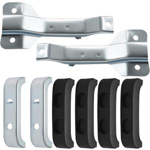 4 Core Heavy Duty Radiator Bracket Kit Compatible with 1967-1972 Chevy Blazer Suburban G-MC Jimmy C10 C20 C30 and Other 1/2 Ton to 1 Ton Pickups Truck Replace 1099ZB 1099ZC