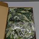 Giegxin 3 Pcs Total 15 ft Artificial Olive Leaf Vine Artificial Garland Hanging Green Vine with Fake Fruits Greenery Olive Leaves Decor for Wedding Backdrop Home Office Garden Wall Door