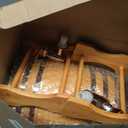 Thyle 2 Pcs 1 Liter Vintage Whiskey Barrel Cocktail Tequila Rum Spirits Liquors Whiskey Dispenser Alcohol Cask Barrel with Stand for Home Table Display Storage