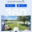 REOLINK Security Cameras Wireless Outdoor, Pan Tilt Solar Powered, 5MP 2K+ Color Night Vision, 2.4/5GHz WiFi, Smart Cameras for Home Security, Works with Home Hub, Argus PT + Solar Panel