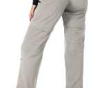 Cycorld Women's-Hiking-Pants-Convertible Quick-Dry-Stretch-Lightweight Zip-Off Outdoor Pants with 5 Deep Pockets (Cloud Grey, XX-Large)