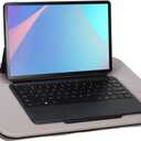 Portable Laptop Desk Fits Up to 16 Laptops, with Tablet Slot, Built-in Cushion, Great for Home & Office,Lap Desk for Laptop,Lap Desk with Cushion (Gray, Medium)