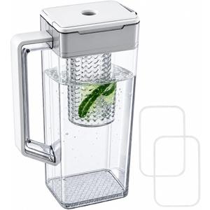 DA97-21261E Water Pitcher Compatible with Samsung RF29A9671SR, RF29A9071SR, RF23A9671SR, etc. Series Refrigerator Water Pitcher Assembly, No Leak, Includes 2 Extra Sealing Rings 