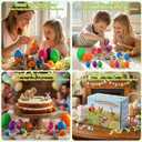 12 PCS Small Animal Figures Set for Easter - Bunny, Chick, Ducks and Goose Toy Collection - Easter Egg Fillers, Basket Stuffers, Cake Topper & Educational School Prize Toys for Kids