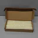 Tobeape 12 Pack 10 Inch Tall Ivory Spiral Taper Candles
