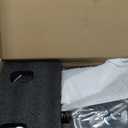 LUOGULIANG Roman Tub Faucet with Hand Shower, Deck Mount Bathtub Filler Faucet with Sprayer, 3 Hole Waterfall Single Handle Tub Filler with 360° Spout, Brushed Nickel